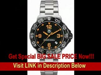 [BEST PRICE] Tag Heuer Formula 1 Black Dial Stainless Steel Mens Watch WAH1116BA0858