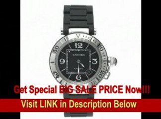 [BEST PRICE] Cartier Men's W31077U2 Pasha Seatimer Automatic Stainless Steel and Rubber Watch