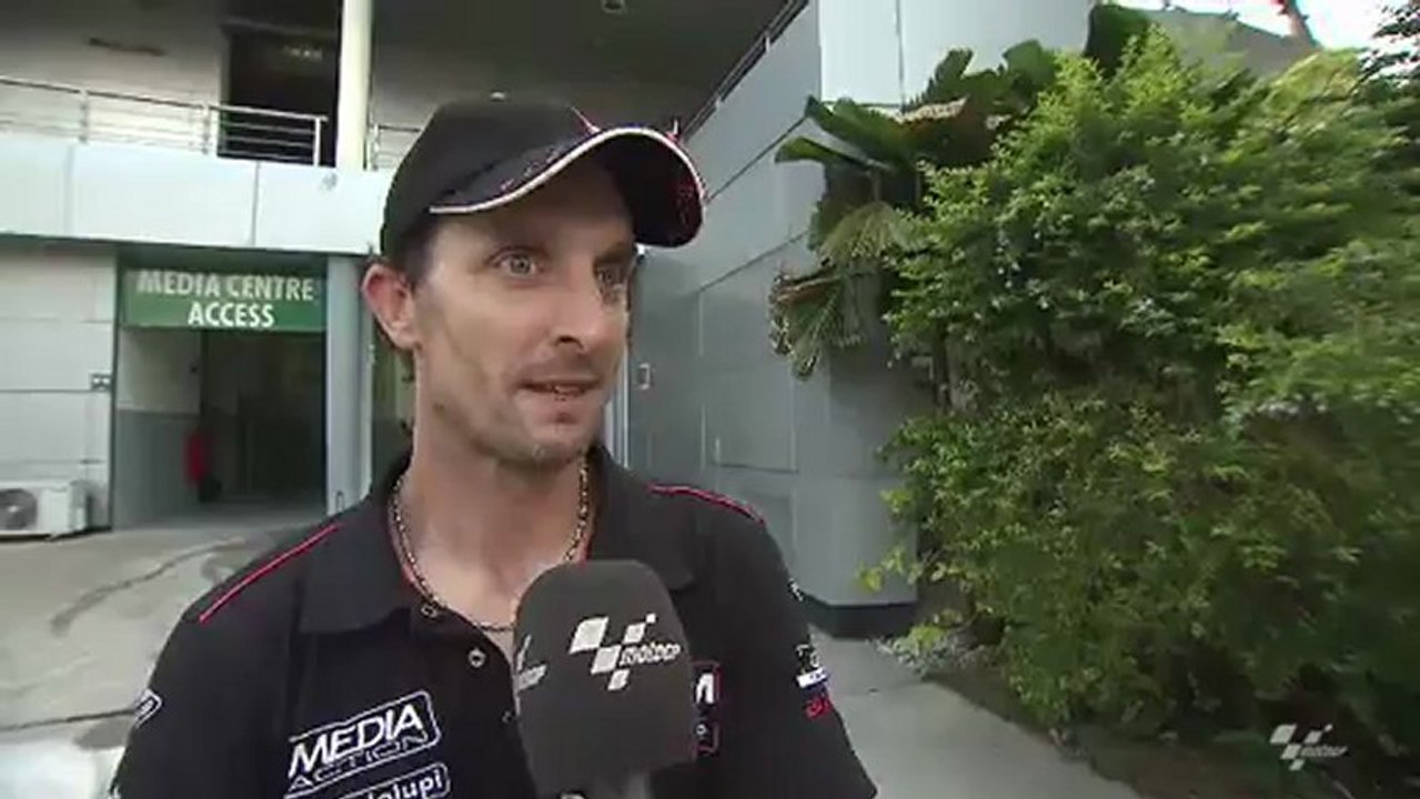 Colin Edwards interview 2nd test sepang 2013