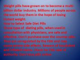 Diet Series - Dieting Pills