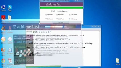 AddMeFast Points Générateur 2013 - TÉLÉCHARGEMENT GRATUIT and [BROUILLON]