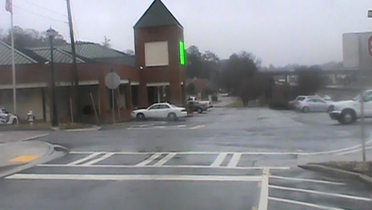 KCS intermodal train east through Austell Ga.