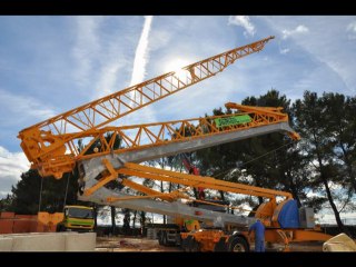 Le montage de la grue