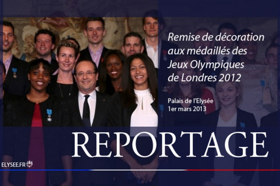 Rencontre avec les médaillés olympiques de Londres 2012