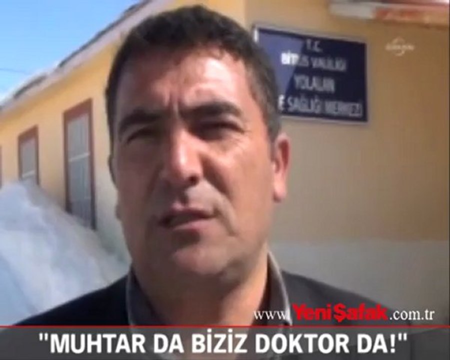 Mahalle muhtarları doktor oldu