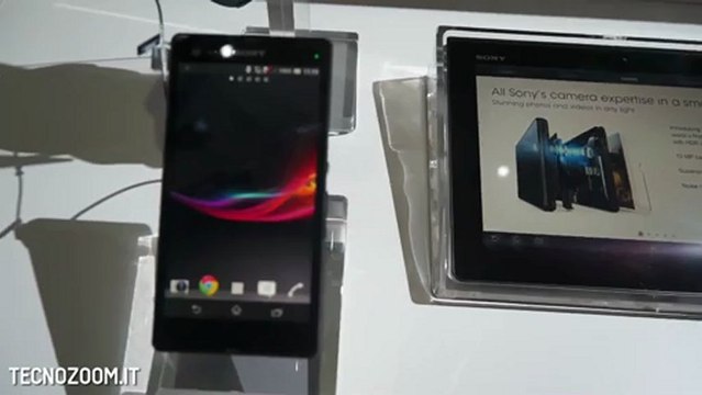 Sony Xperia Z anteprima MWC 2013