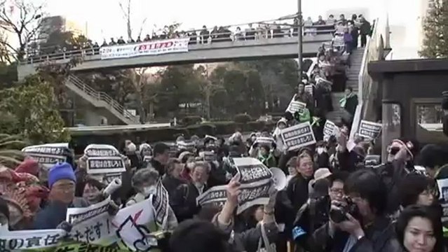20130222 東電の強制捜査を求め、被災者ら東京地検囲む OurPlanetTV