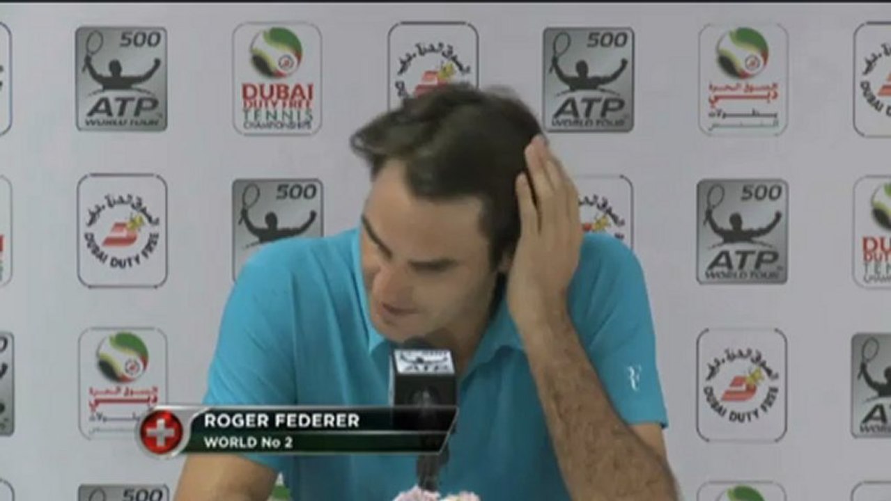 Dubai: Federer: 'Habe einige Sachen nicht gut gemacht'
