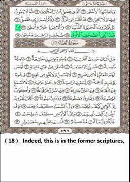 Chapter Al-Ala (The Most High) - Abdul Rahman Al Sudais - English Translation