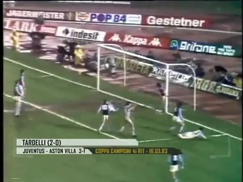 Juventus 3 Aston Villa 1 (Platini, Tardelli, Platini) (16-03-1983) Coppa dei Campioni 1982/83