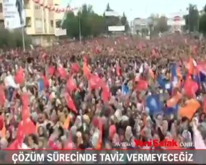 Çözüm sürecinde taviz vermeyeceğiz