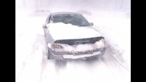 Snowstorm rips through Sakhalin Island in Russia