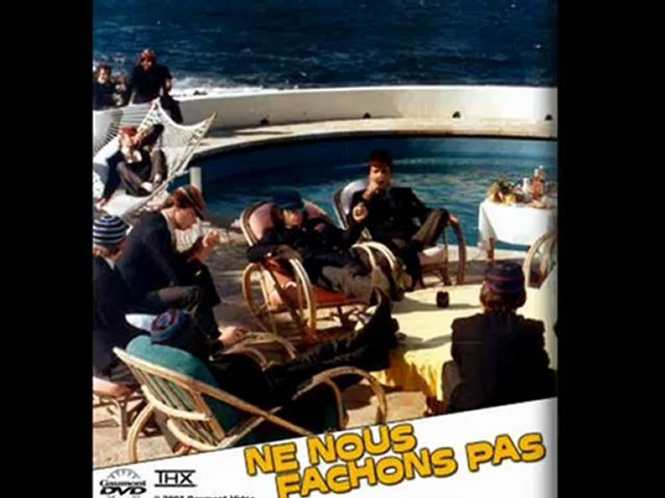 Musique du film  ne nous fachons pas