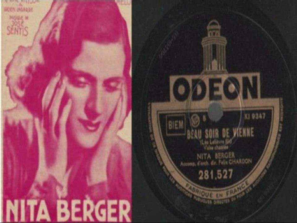 Lily Marlène Lili Marleen Nita Berger Beau soir de Vienne