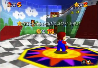 Super Mario 64 : 3 étoiles et 2 tableaux