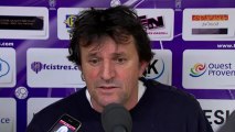 Conférence de presse FC Istres - CS Sedan : José  PASQUALETTI (FCIOP) - Laurent  GUYOT (CSSA) - saison 2012/2013