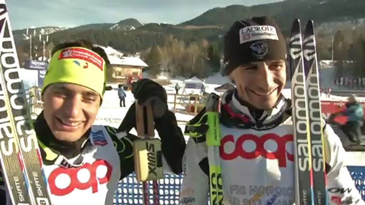 Lamy-Chappuis et Lacroix en or en Team Sprint