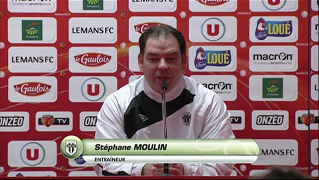 Conférence de presse Le Mans FC - Angers SCO : Denis ZANKO (LEMANS) - Stéphane MOULIN (SCO) - saison 2012/2013