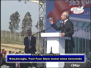 Kılıçdaroğlu, 'Yeni Fuar Alanı' temel atma töreninde
