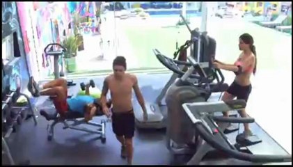 Pandinhas na academia 18/02