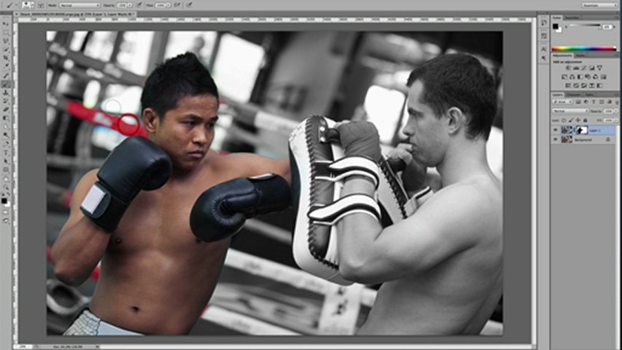 Photoshop CS6 Tutorial - Masking Layers