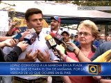 Leopoldo López manifiesta su apoyo con estudiantes encadenados