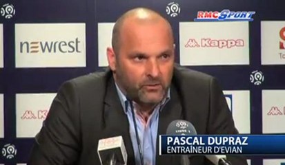 Ligue 1 / Les réactions d'E. Didot et P. Dupraz après Toulouse - Evian - 02/03