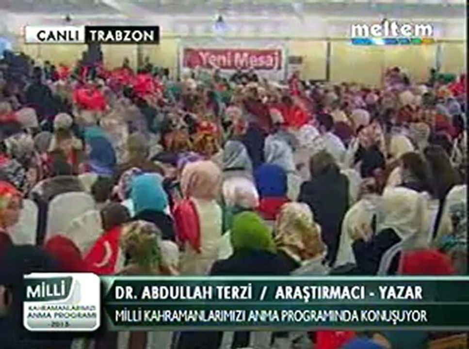 Meltem Tv Abdullah Terzi Trabzon Konferansı 02,03,2013