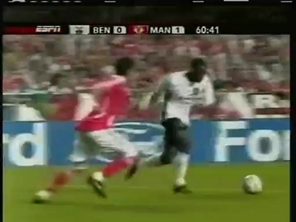2006 (September 26) Benfica (Portugal) 0-Manchester United (England) 1 (Champions League)