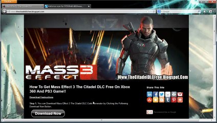 Get Free Mass Effect 3 The Citadel DLC - Xbox 360 - PS3