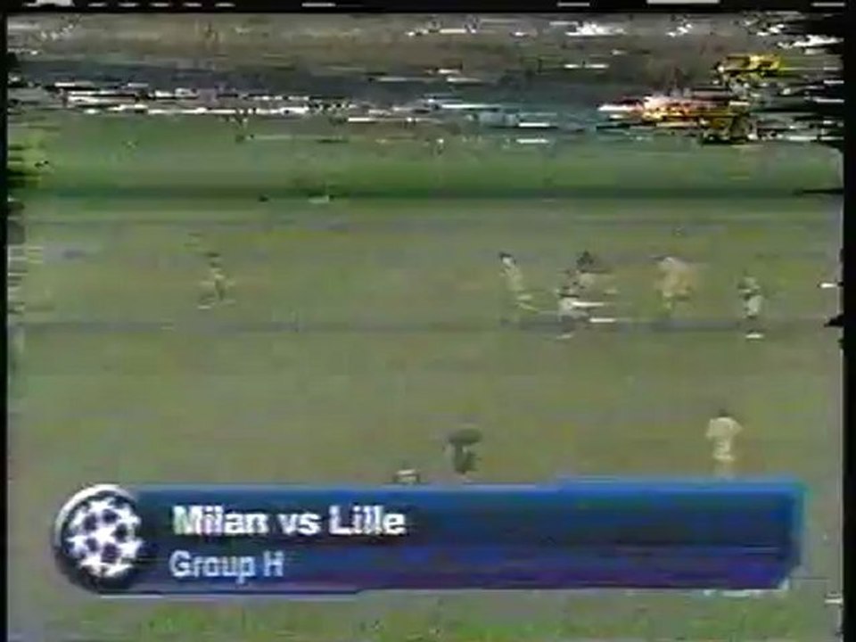 2006 (December 6) AC Milan (Italy) 0-OSC Lille (France) 2 (Champions League)