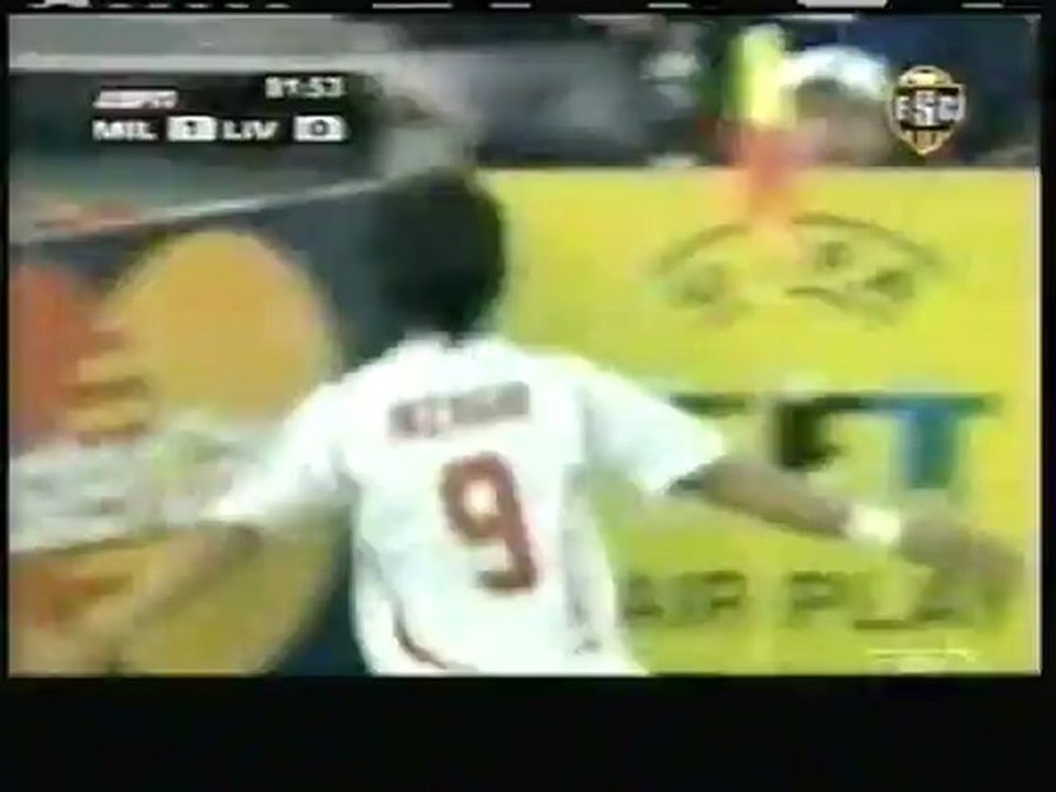 2007 (May 23) AC Milan (Italy) 2-Liverpool (England) 1 (Champions League)