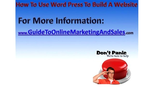 How To Use Wordpress To Build A Website Step By Step