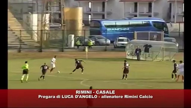 Icaro Sport. Rimini-Casale, il pregara di Luca D'Angelo