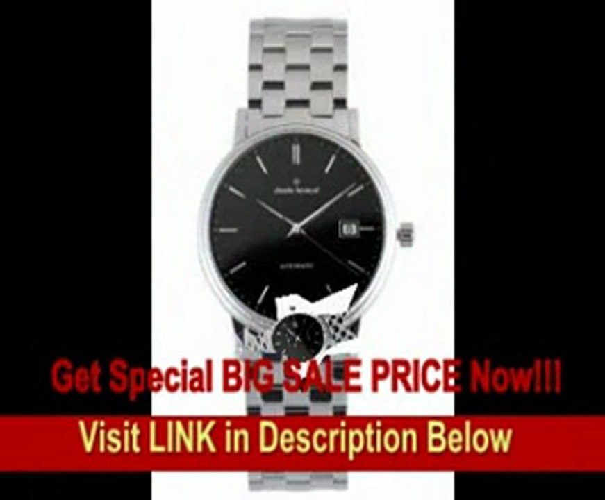 [SPECIAL DISCOUNT] Claude Bernard Men's 80085 3 NIN Classic Automatic Black Dial Stainless Steel Watch