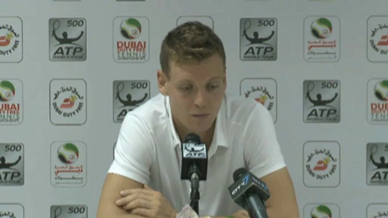 Dubai: Berdych: Djokovic der 'beste Return-Spieler der Tour'