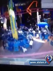 لحظة سقوط عربة الملاهي وإصابة 12 طفلا بالرياض