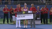 Pliskova wins Malaysian title