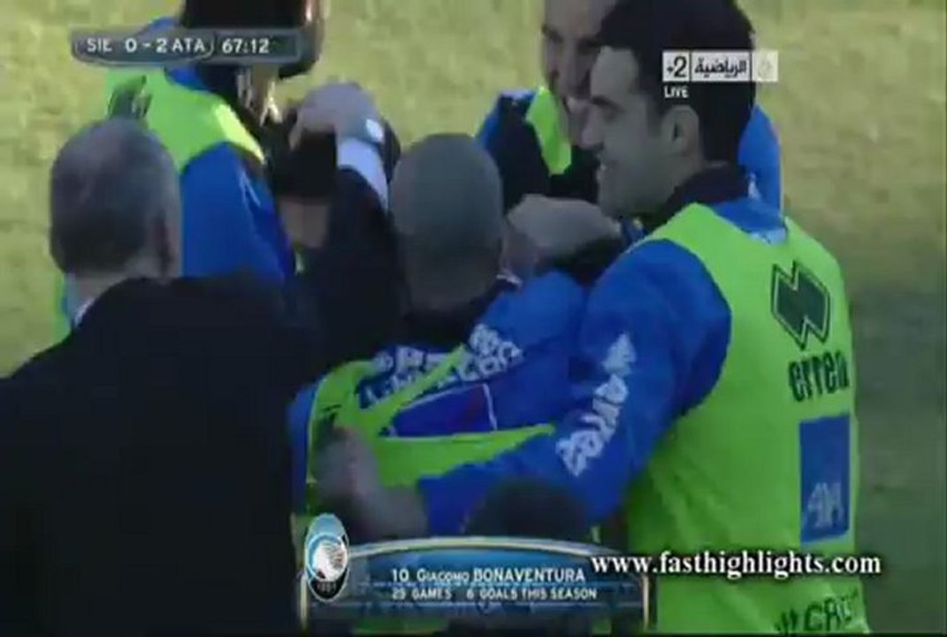 Siena 0-2 Atalanta