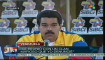 Maduro denuncia reuniones de Capriles con banqueros prófugos