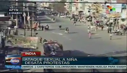 Protestas en India por nuevo caso de abuso sexual a una niña