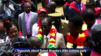 Thousands at Mugabe 89th birthday party