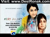 Meri Dulari By Geo TV - Episode 1 - 13th March 2013 - Promo 3