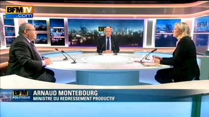 Download Video: BFM Politique : l’interview BFM business, Marine Le Pen répond aux questions d'Emmanuel Lechypre - 03/03