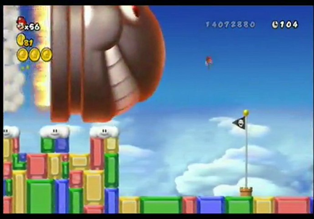 défi n°2-new super mario bros wii-"l'épopée" des pièces étoiles (7/10)