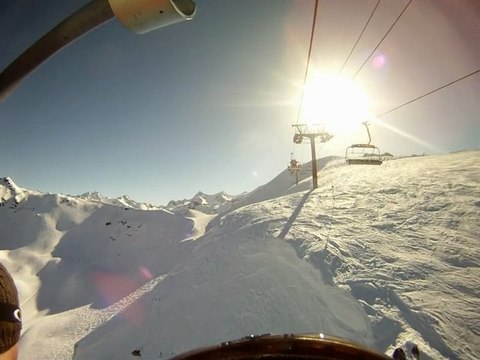 Ski Hors Piste aux 7 laux - Xsens.free.fr - Mars 2013 - Go Pro Hero
