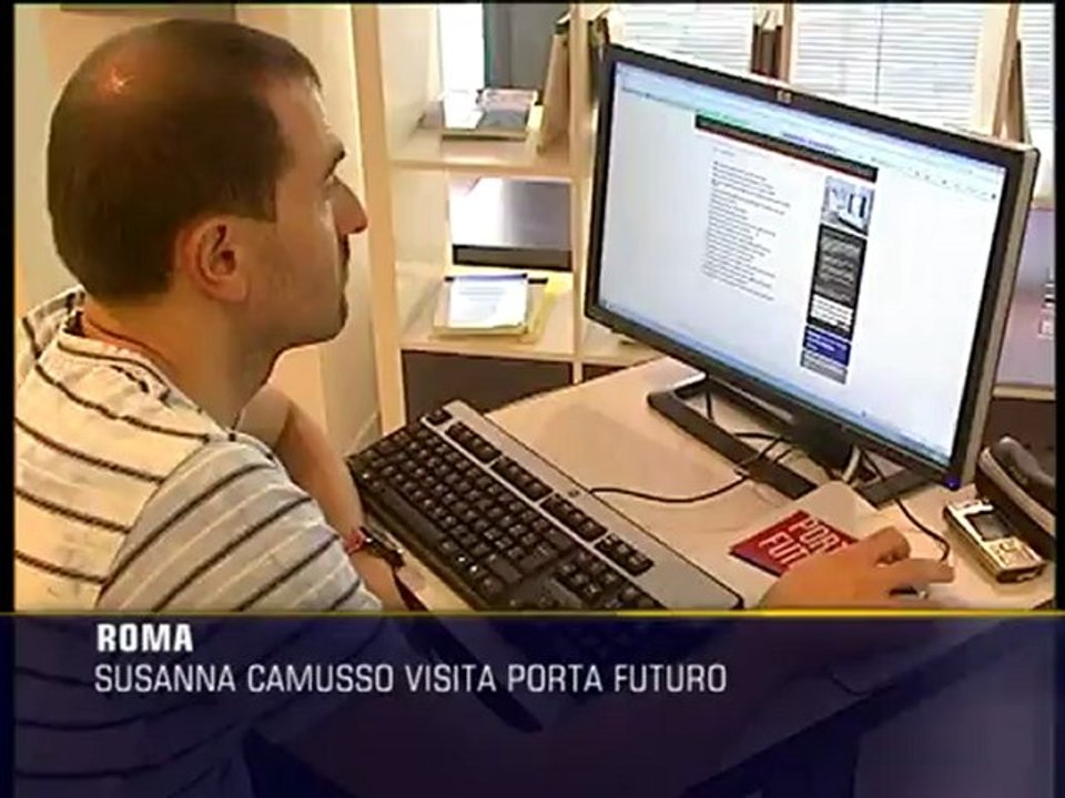 Susanna Camusso visita Porta Futuro