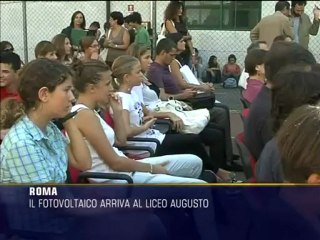 Scuola, il fotovoltaico arriva al Liceo Augusto