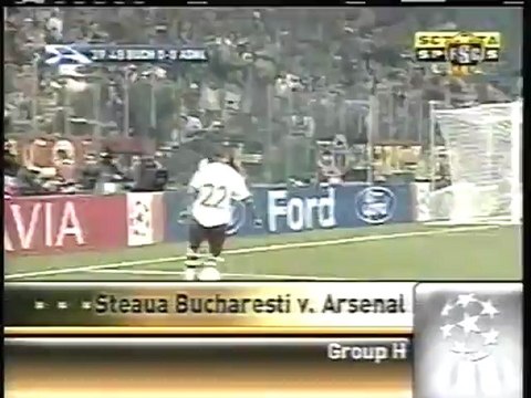2007 (October 2) Steaua Bucharest (Romania) 0-Arsenal (England) 1 (Champions League)