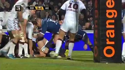 Résumé Bordeaux-Agen: 17-48 - J20 - Saison 2012/2013